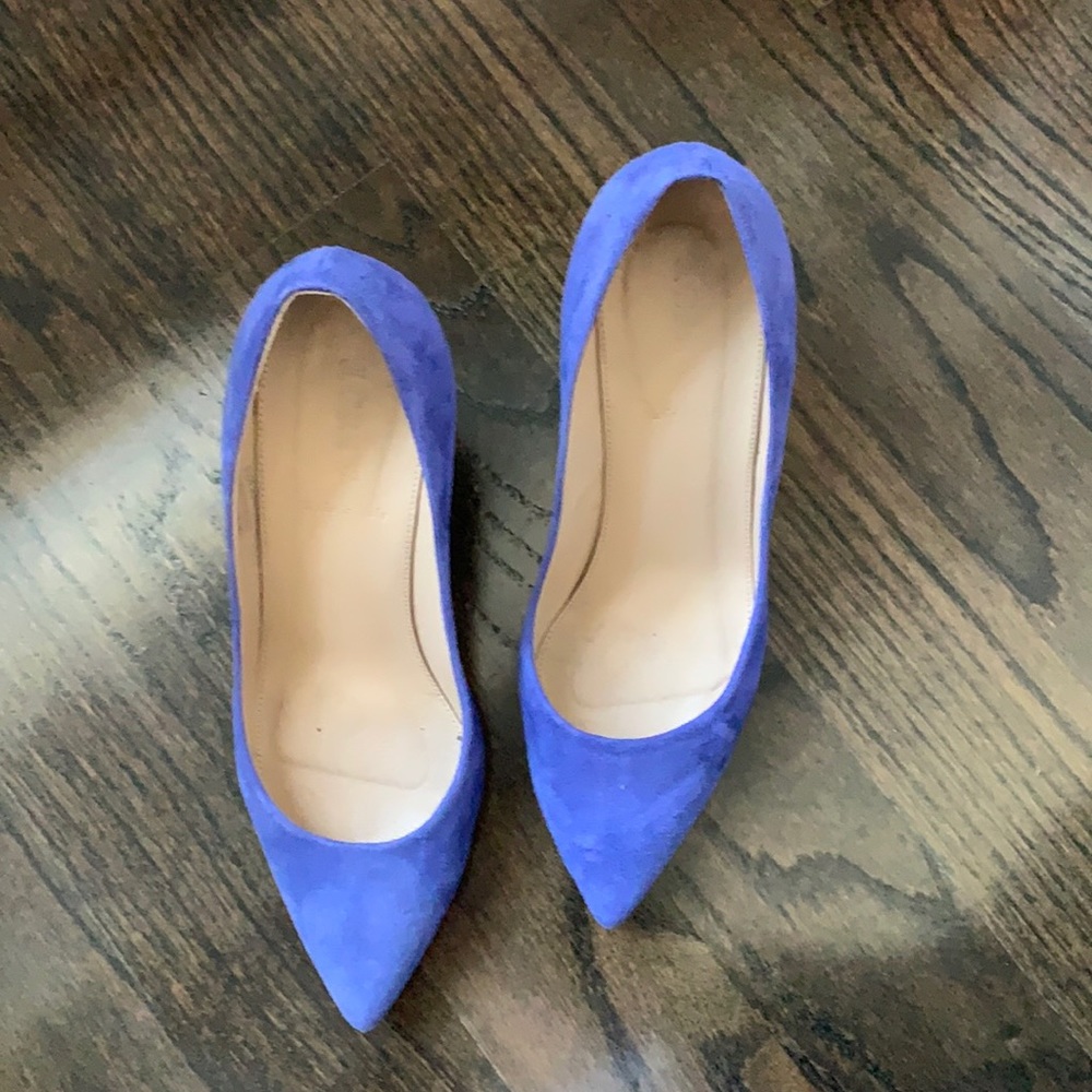 JCrew 8.5 purple heels